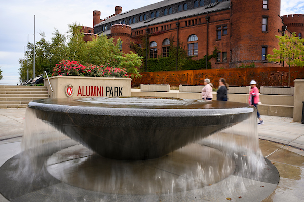 Fountain at Alumni Park