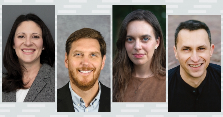 La Follette School faculty members Christine Durrance, Greg Nemet, Morgan Edwards, and Philipp Koellinger