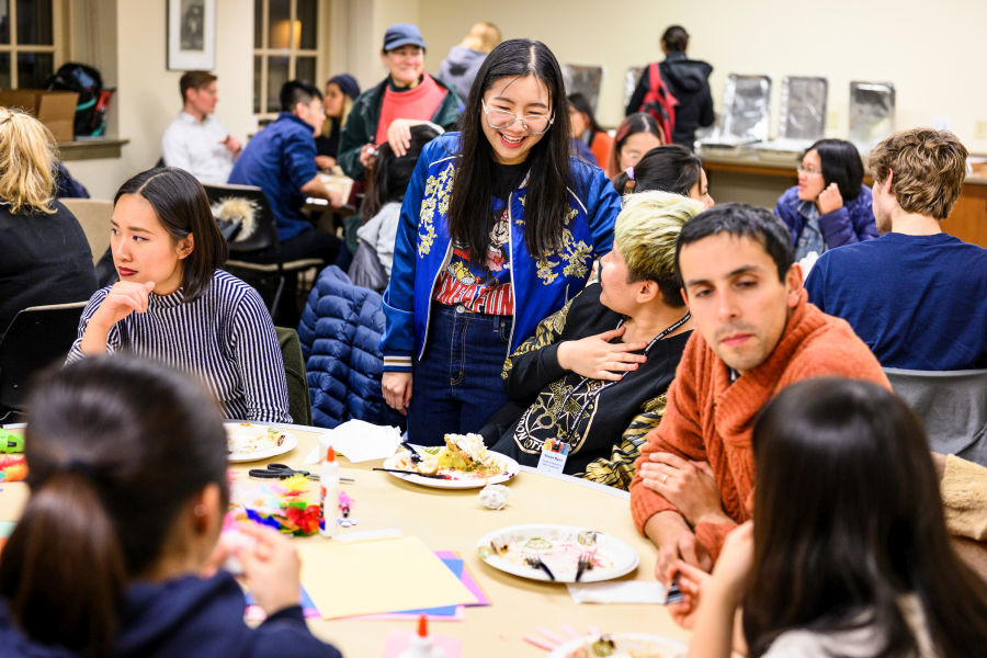 Student at Friendsgiving