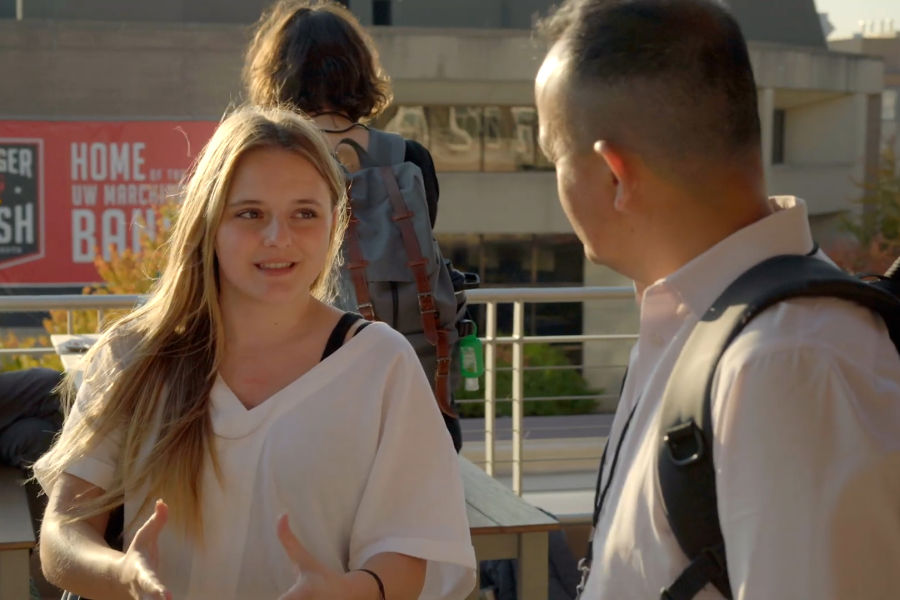 Students at the Union