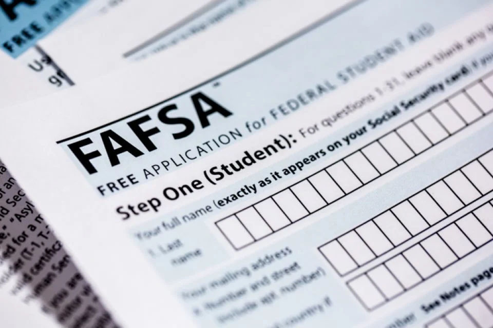 FAFSA application