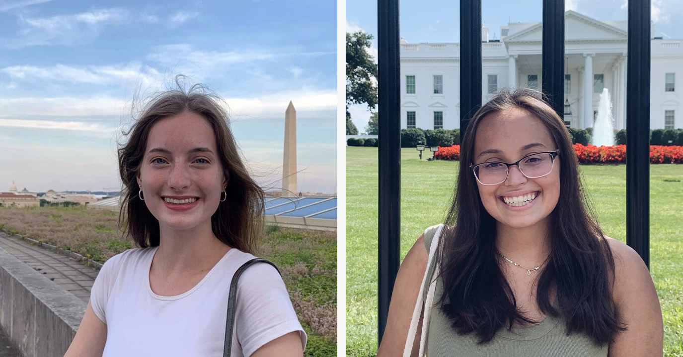 Mia Wolfe and Andrea Corro in Washington DC