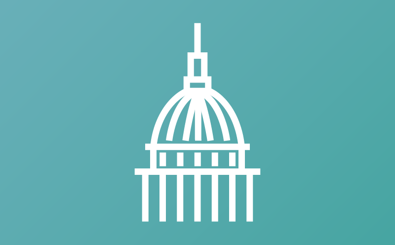 Illustration of a capitol rotunda.