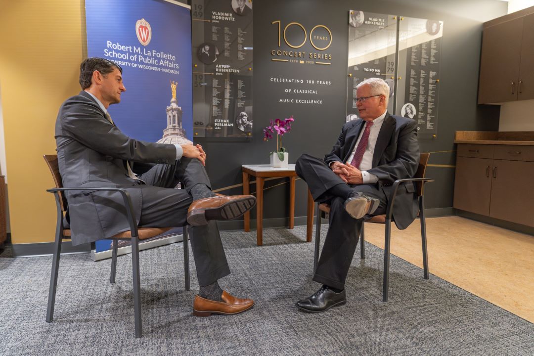 Paul Ryan and President Jay Rothman sit for a conversation