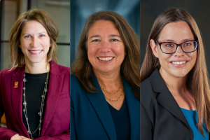 Panelists for our Local Government Eat & Greet: Christina Klawitter, Jess Lathrop, and Sylvia Ramirez