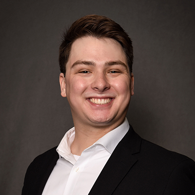 Portrait of Andrew Lindaas.