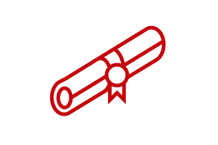 Icon of a diploma.