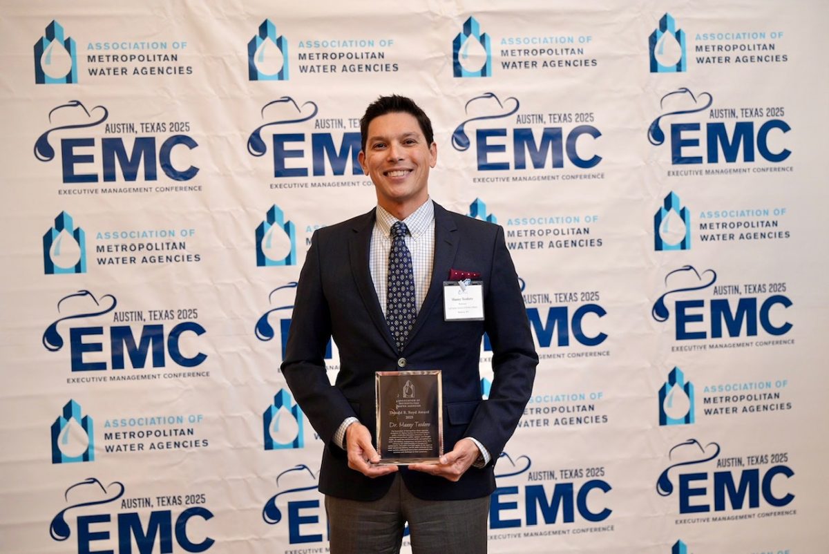 Teodoro wins Boyd Award for transformative work in drinking water field