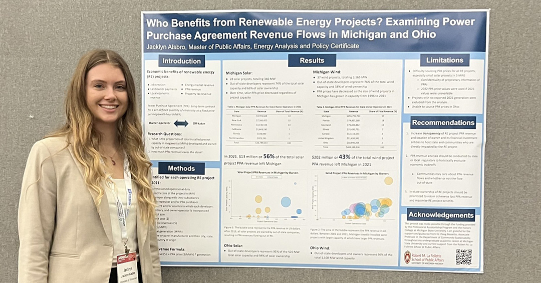 La Follette students present at national policy conference